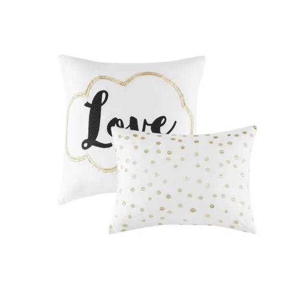 Tina 5 Piece blush pink color King-Cal King Comforter Set - Picture 3 of 8